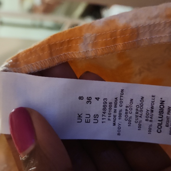 Acid wash wrap dress collusion brand - Picture 3 of 5